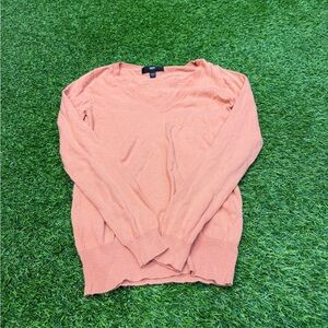Mossimo Supply Co. Peach V-Neck Sweater